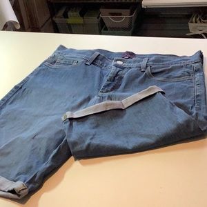 Size 12P NYDJ Denim Shorts